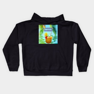 Summer Cocktail Kids Hoodie